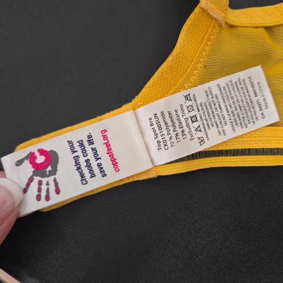 Curvy Kate Yellow Lace Bra Size 30G - Picture 8 of 11